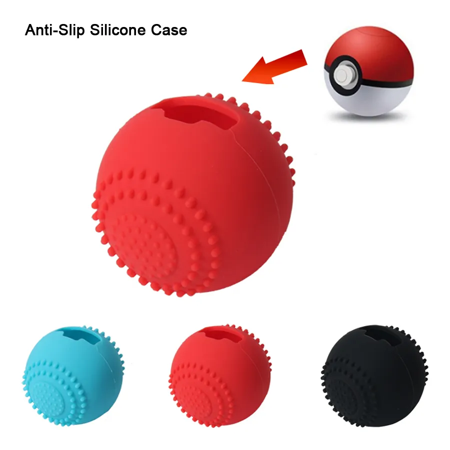 AntiSlip Soft Silicone Case Protective Guard Sleeve Grip Cover for Nintend Switch NS PokeBall Plus Controller DHL FEDEX EMS FREE SHIP
