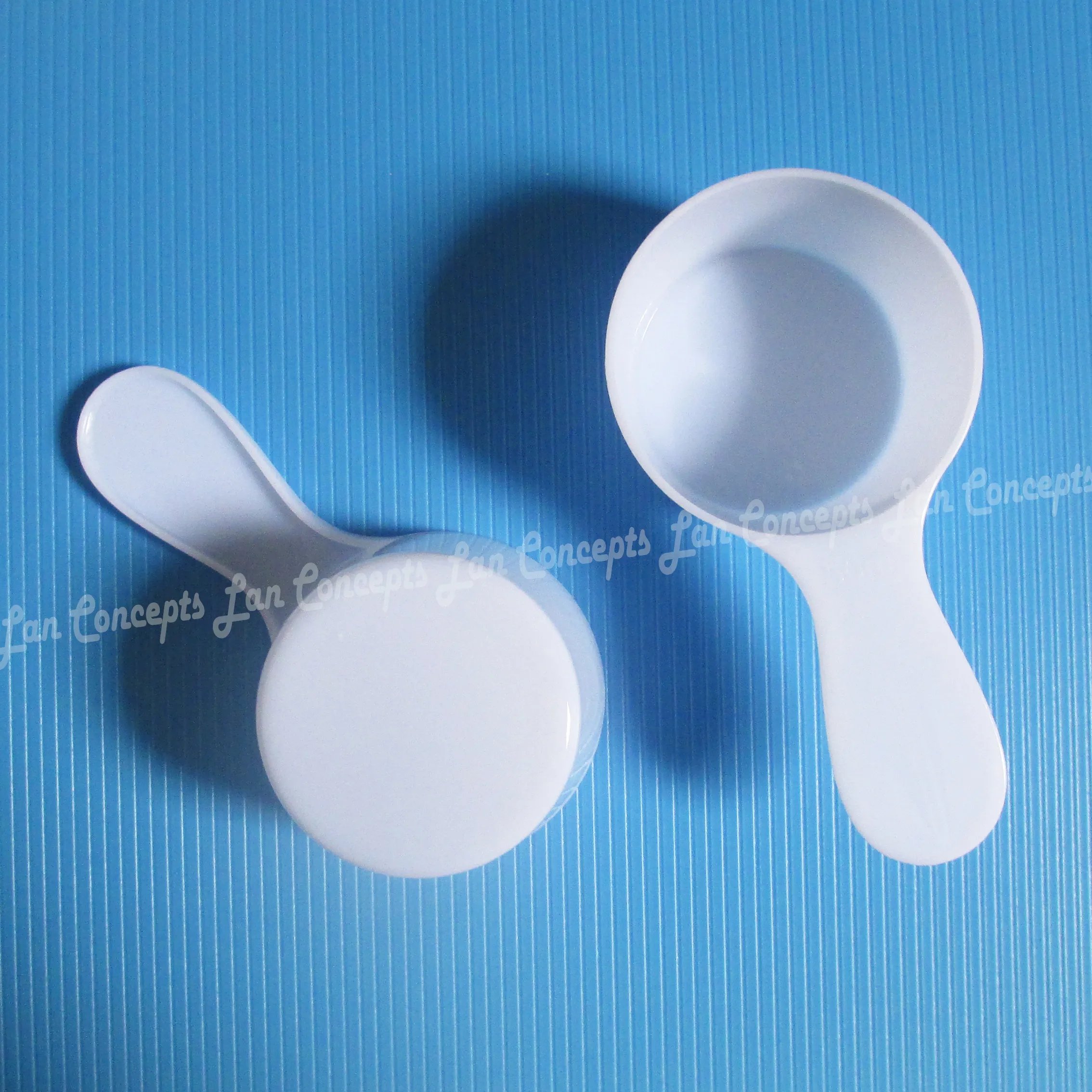 50/100pc 5G White Plastic Measuring Spoon Gram Scoop Food Baking Medicine Powder, Size: 50pcs