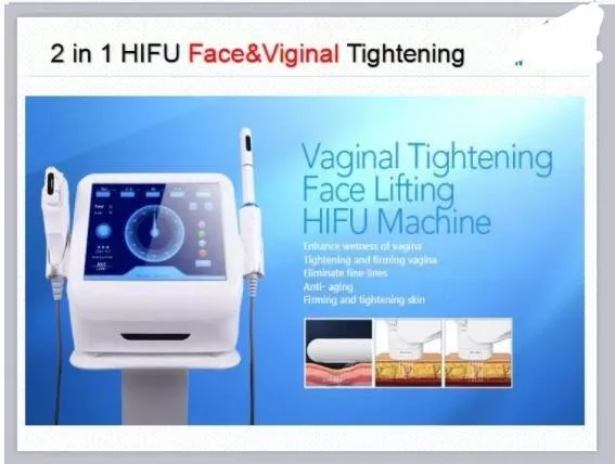 Melhor 3 em 1 Hifu Vaginal Aperto Remoção Remoção Rosto Corpo Emagrecimento Gordura Reduza a vagina Rejuvenescimento com 5 cabeças de beleza máquina