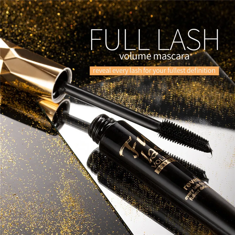 MENOW Mascara Volume Moelleux Maquillage 4D Mascara En Fiber De Soie