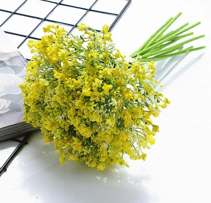 Groomsophila And Babysbreath Bouquet Artificial Gypsophila For Bridal And  Wedding Decorations From Dhhonton, $7.04