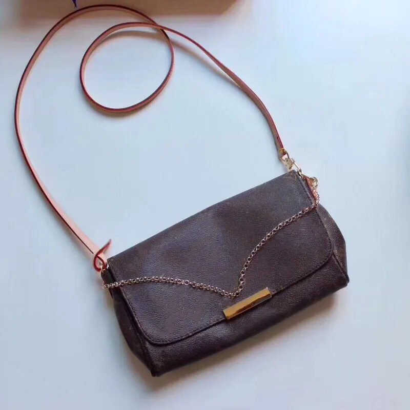 Women's Golden Chain Leather Crossbody Bag with Magnetic Closure & Engraved Front Plate