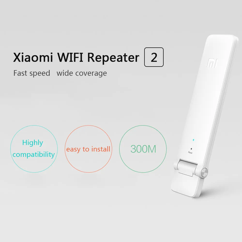 Xiaomi Mi WiFi Repeater 2 Extender 300 Mbps Di Rete Wireless Router Segnali  Di Ricerca Amplificatore Wifi Repitidor Da 11,27 €
