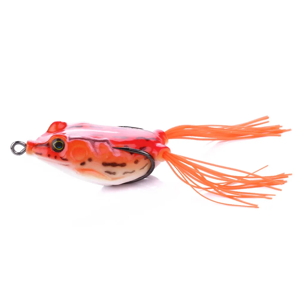 Soft Tube Frog Lure Set With Treble Hooks 5.5CM/12.8G Artificial Rubber  Fishing Lures From Windlg, $49.24