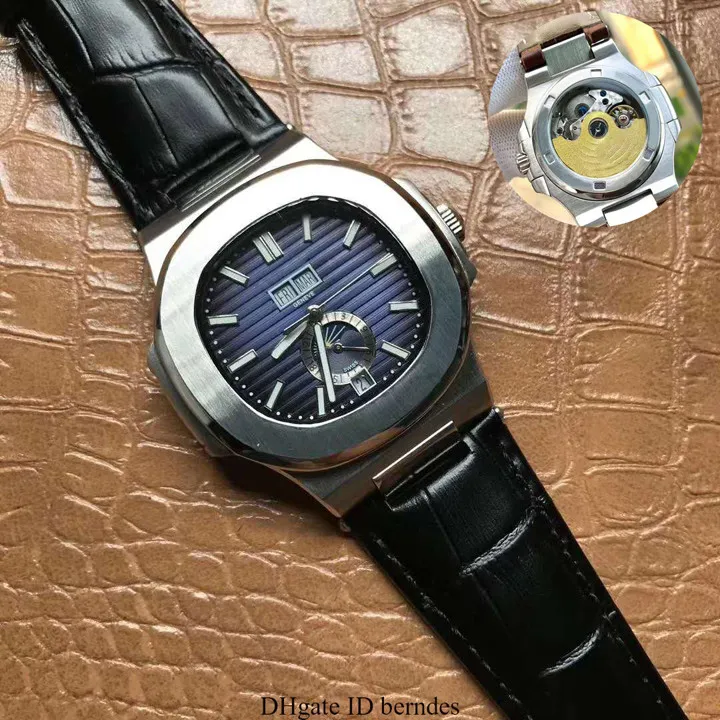 2020 U1 工場高品質メンズステンレス鋼自動機械式腕時計ファッションビジネスメンズデザインさまざまな文字通りのデザインユニ