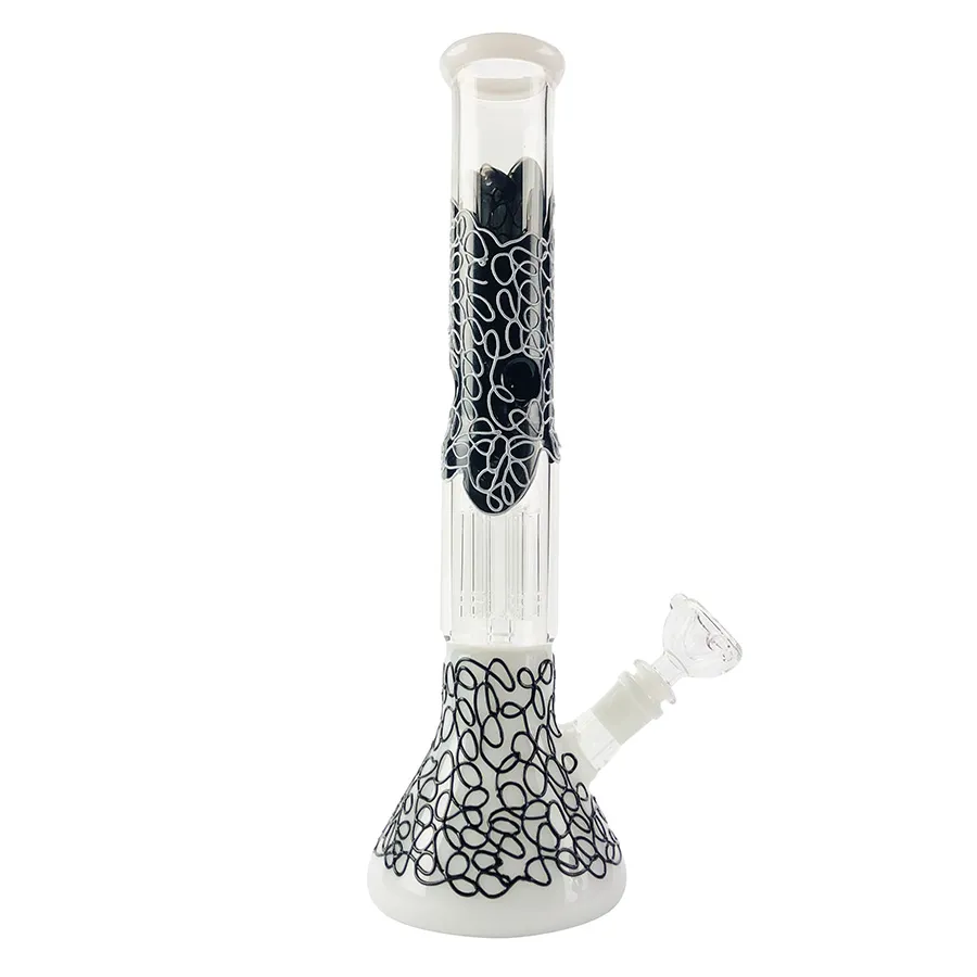 14 Inch Bong Large Dab Rig Chicha Glass Bong Art Bongs Water Pipe ...