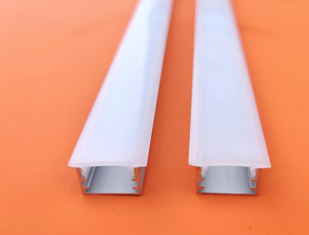 2m/pcs Frete grátis de alta qualidade Linear Habitação LED Recessed Iluminação Tira LED Perfil de alumínio com tampa leitosa e acessórios