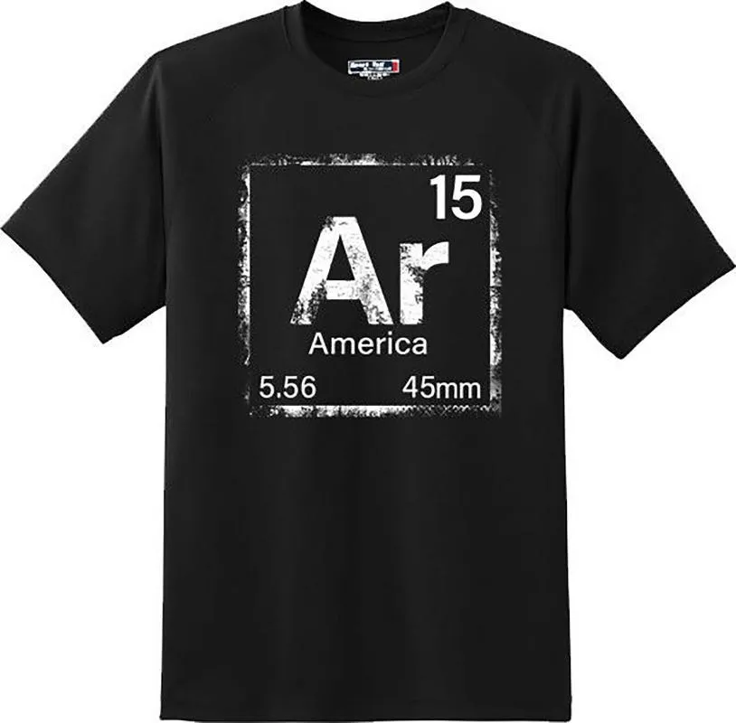 AR15 2nd Amendment American Gun Freedom T Shirt New Graphic Tee