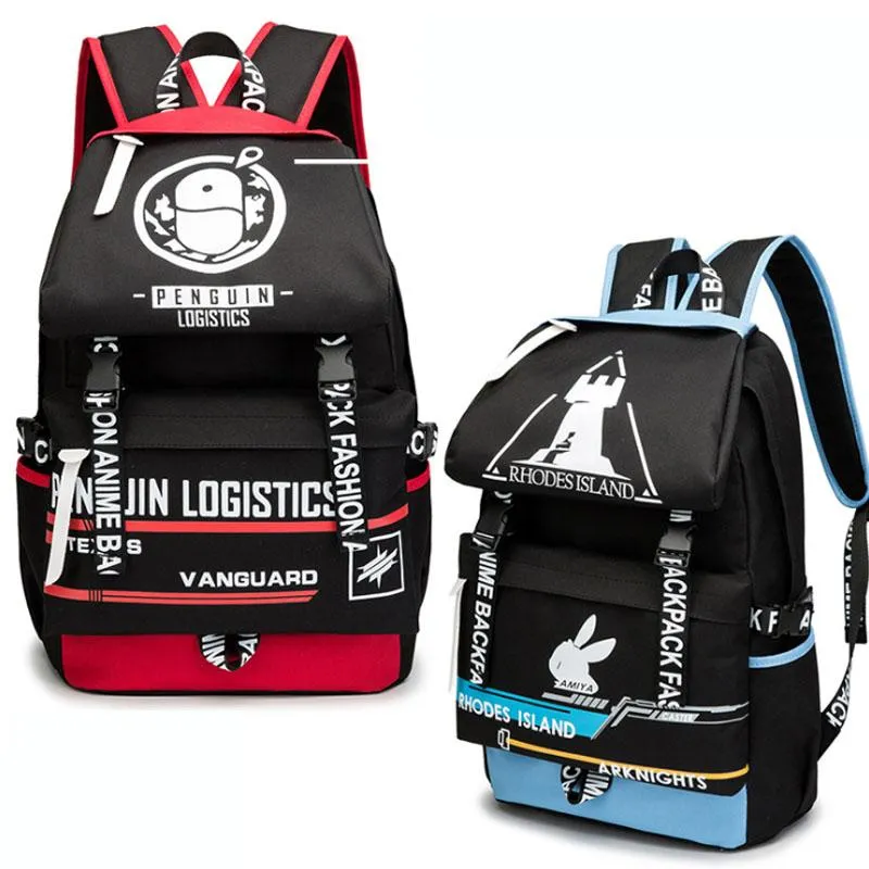 Game Arknights Backpack Amiya Texas Large Capacity School Shoulder