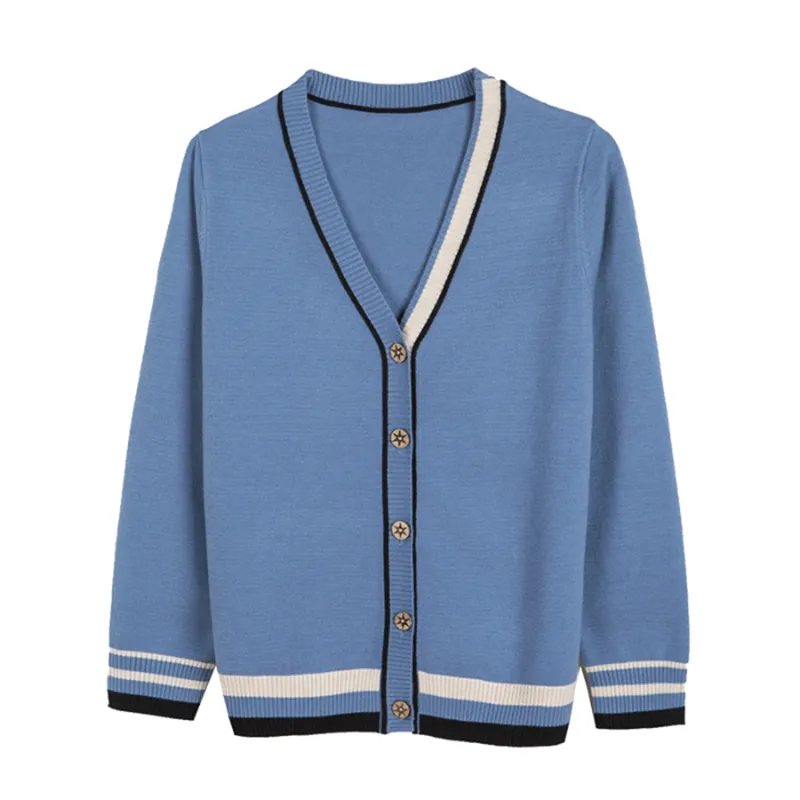 Vintage élégant géométrique rhombique cardigan pull femmes 2020 mode printemps chaud à manches longues vêtements d'extérieur chic angleterre style hauts