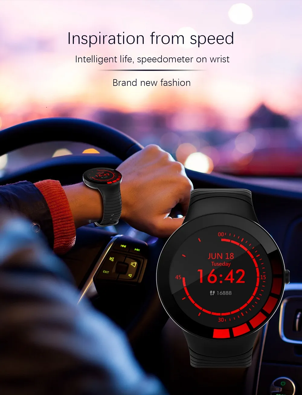 Smart watch with speedometer on sale