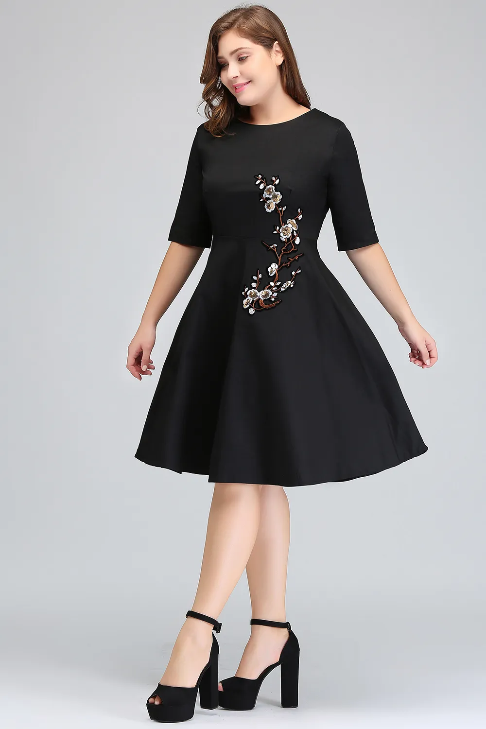Vintage Audrey Hepburn Style Rockabilly Dress For Plus Size Women Perfect  For Parties, Cheap Cocktails Events, And Formal Work 4XL FS0794 From  Wholesalefactory, $16.86