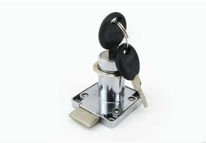 Iron Cabinet Drawer And Shoe Push Button Lock Set Lengthen 22mm