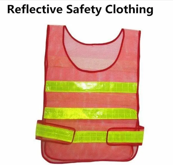 Hoge zichtbaarheid reflecterende veiligheid vest jas sanitaire vest verkeer veiligheid waarschuwing kleding vest veiligheid werk vest doek