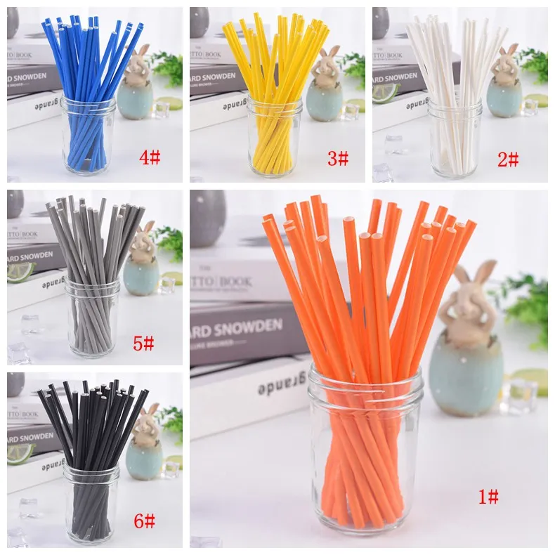 22 Styles Biodegradable Paper Straw Environmental Colorful Drinking Straw Wedding Kids Birthday Party Decoration Supplies Dispette BC BH3693