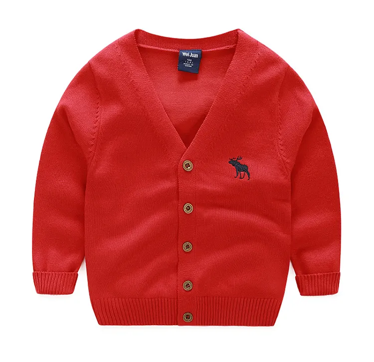 Baby Fashion sweater kids Cardigan Boys Girls Children Knit Sweaters spring Outerwear sweater Baby Clothes 2-7years