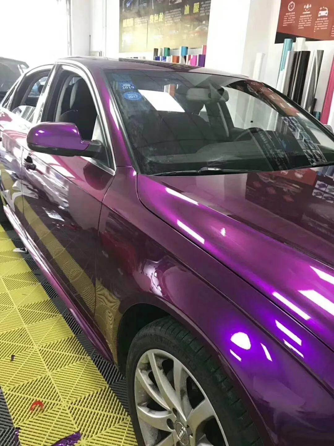 Adesivo de Carro Palácio 1001 Noites - Cor Roxo - Melhor Adesivo