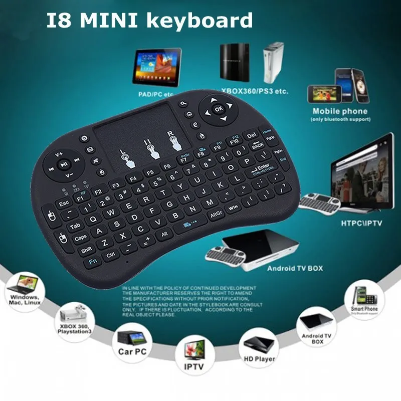Mini Teclado Para Android TV Box: Control Remoto Retroiluminado