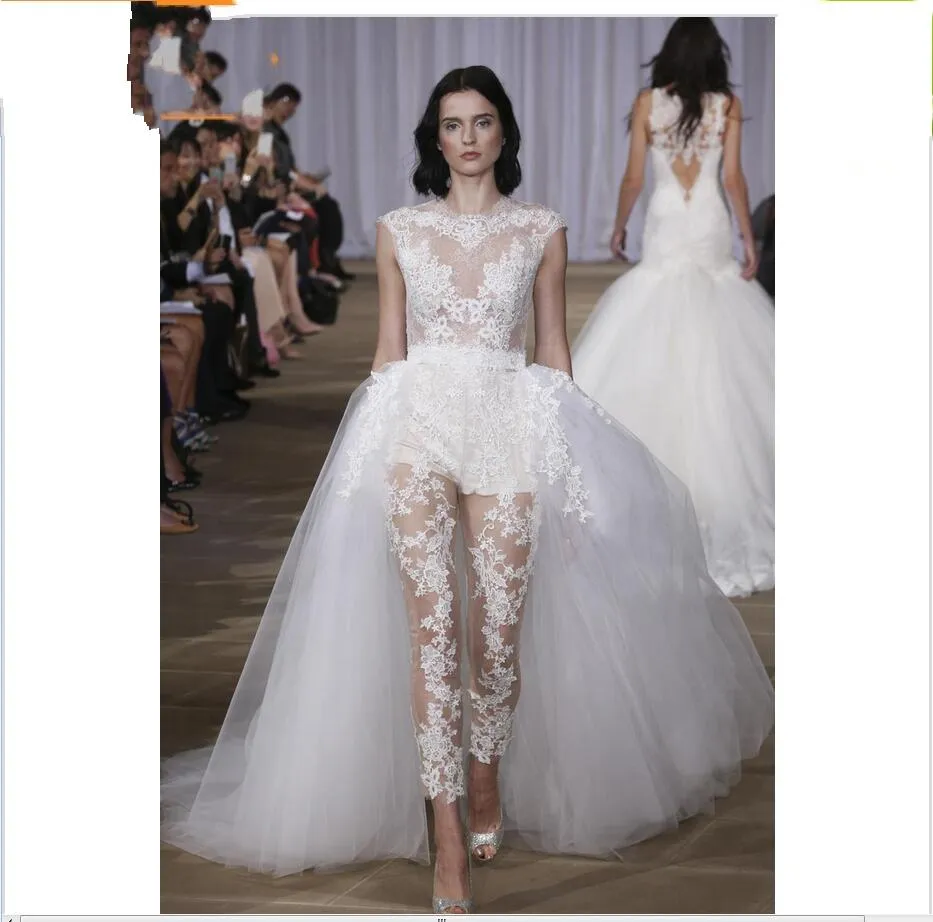 Lace bridal jumpsuits 2019 clearance
