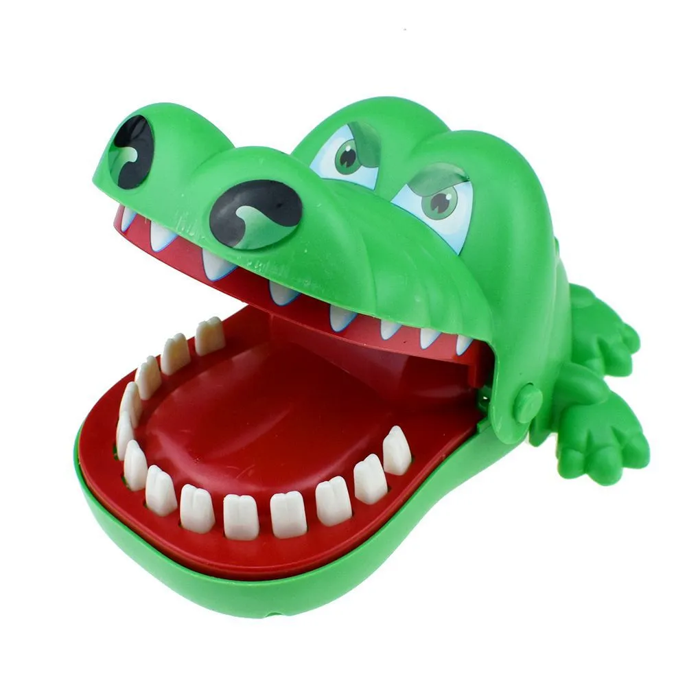 Crocodile Dentiste Jouets 15x13x8cm Crocodile Dent Snap Jouets Grande  Bouche Mordre Les Doigts Interactive Jouet En Plastique Animal Porte Clés  Enfants Cadeaux Du 3,47 €