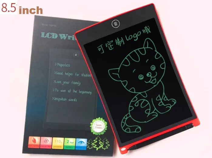 Новейшие ЖК -письменные планшеты Digital Digital Portable 8,5 -дюймовый рисунок планшет, портаные, электронные планшетные платы для взрослых детей, дети, дети, дети