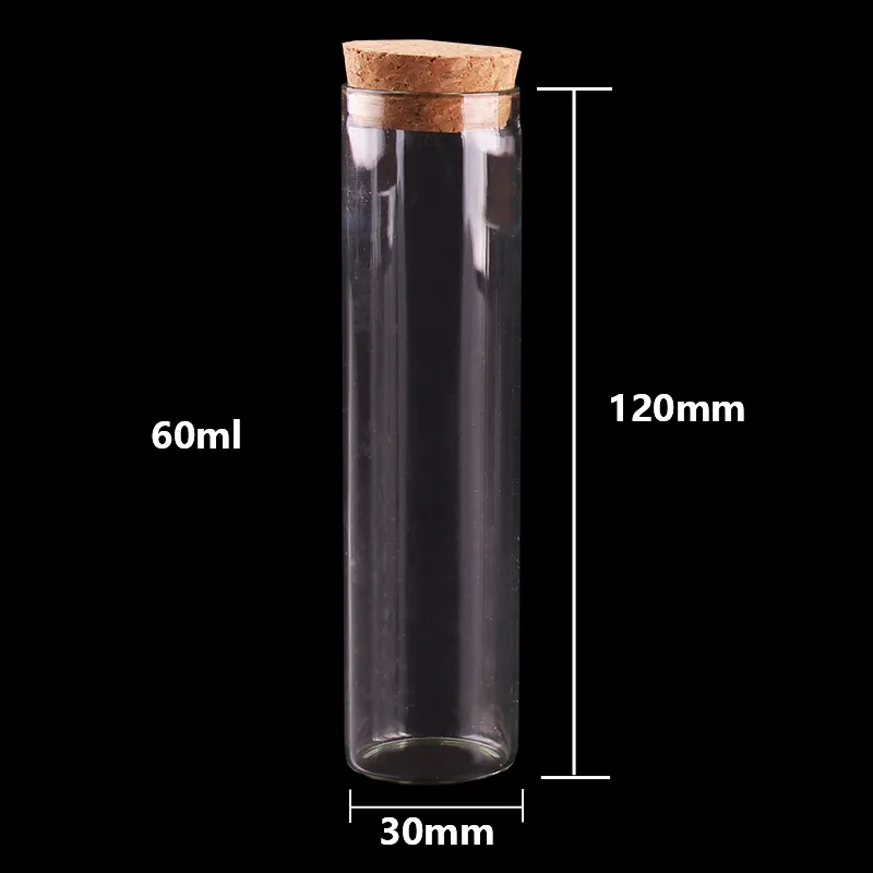 15 ml 25 ml 30 ml 35 ml 40 ml 50 ml 60 ml petit tube à essai avec bouchon en liège bouteilles pots flacons bricolage artisanat 24 pièces T2005062388