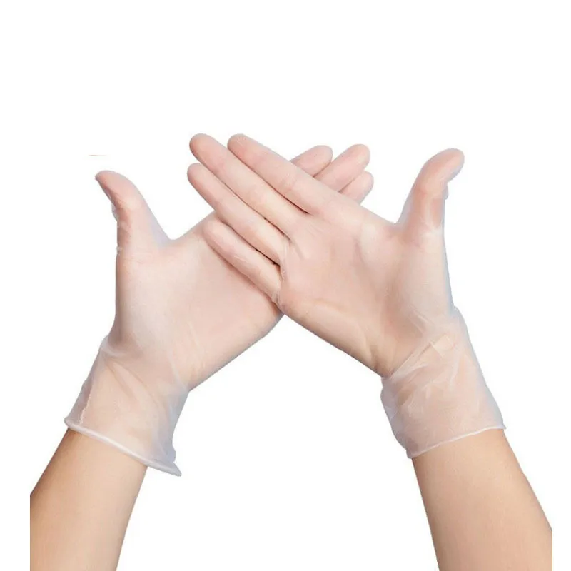 100 Stück Einweg-Latexhandschuhe, PVC-Handschuhe, Geschirrspülen, Küche, Latex-Gummi-Gartenhandschuhe, XL/L/M/S, universell für die Hausreinigung