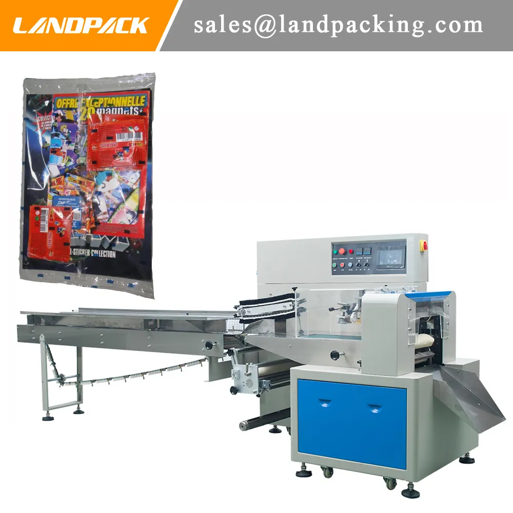 Magazine Book Pillow Type Packing Machine Book Stationery Packaging Machine Quality Leverantör