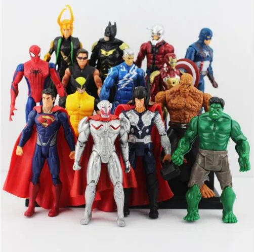 JUSTICE LEAGUE Avengers 6pcs/set Action Figure modello giocattoli regalo bambini PVC NUOVO 