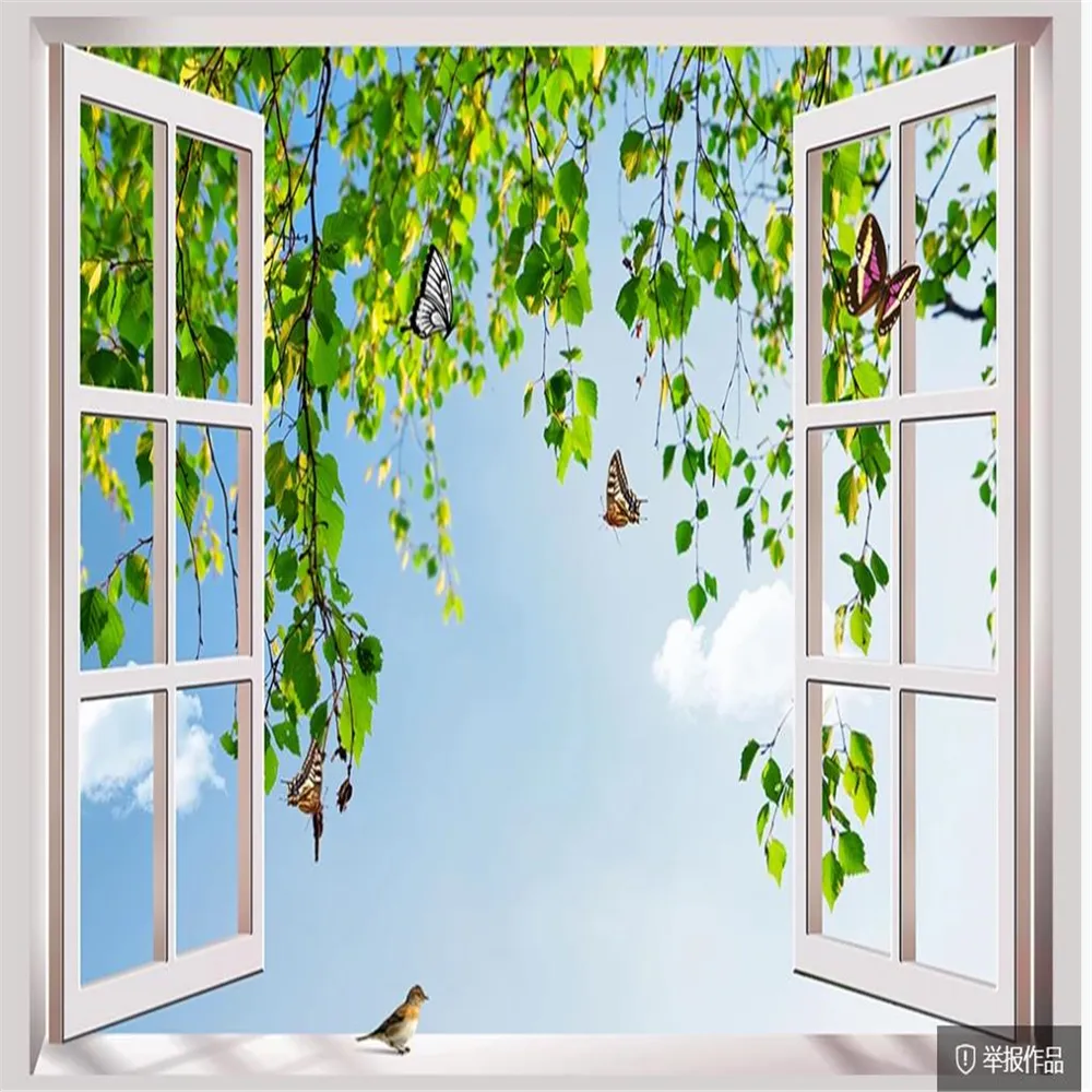 Fondos De Pantalla 3d Fondos De Pantalla De Hermosos Paisajes Fondos De  Pantalla De Paisajes Naturales Cortinas De Ventana 3D Pared De Fondo  Minimalista Moderna De 30,67 € | DHgate, image size:1000x1000