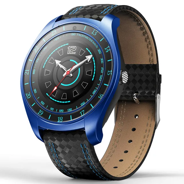 V10 Smart Watch Bluetooth Pedometer Hjärtfrekvens Monitor Smart Wrsitwatch Stöd TF SIM-kort Kamera Fitness Track Smart Armband för Android