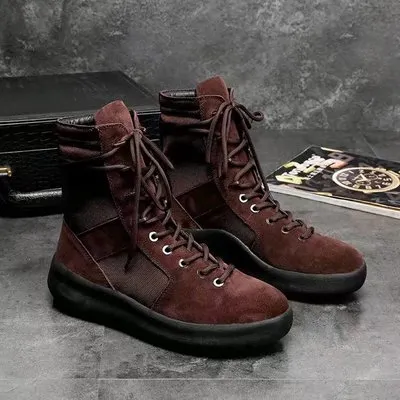 2019 hot Best Quality Men and Women Martin Boots  Top Military Sneakers Hight Army BootsFashion Shoes Brand high boots