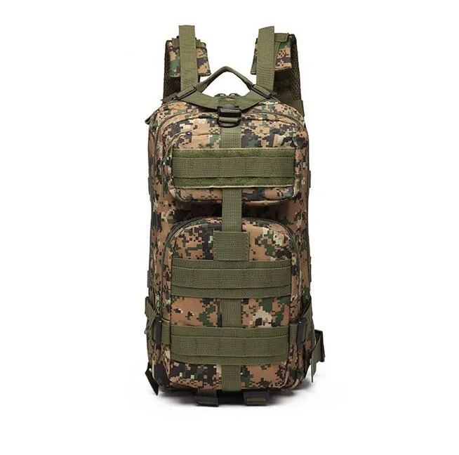 2019 Multifunction Outdoor camouflage backpack Army fan tactical backpack 3P mountaineering bag Camouflage walking bag Travel package 1126#