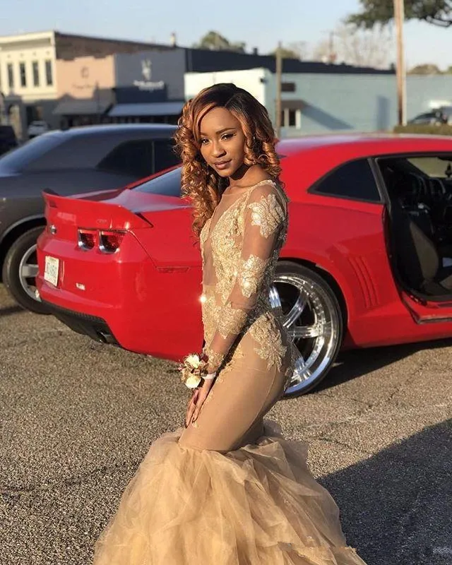 champagne red prom dress Red Mermaid Prom Dresses With Belt Luxury Beaded Crystals Wedding Party Gown