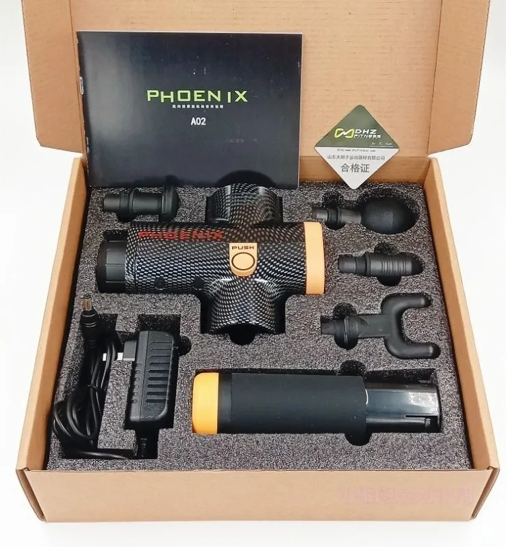 Phoenix Massage Muscle Diepe Tissue Massager Gun Oefening Spier Pijn Lichaam Vervangen voor Hypervolt T190715 2