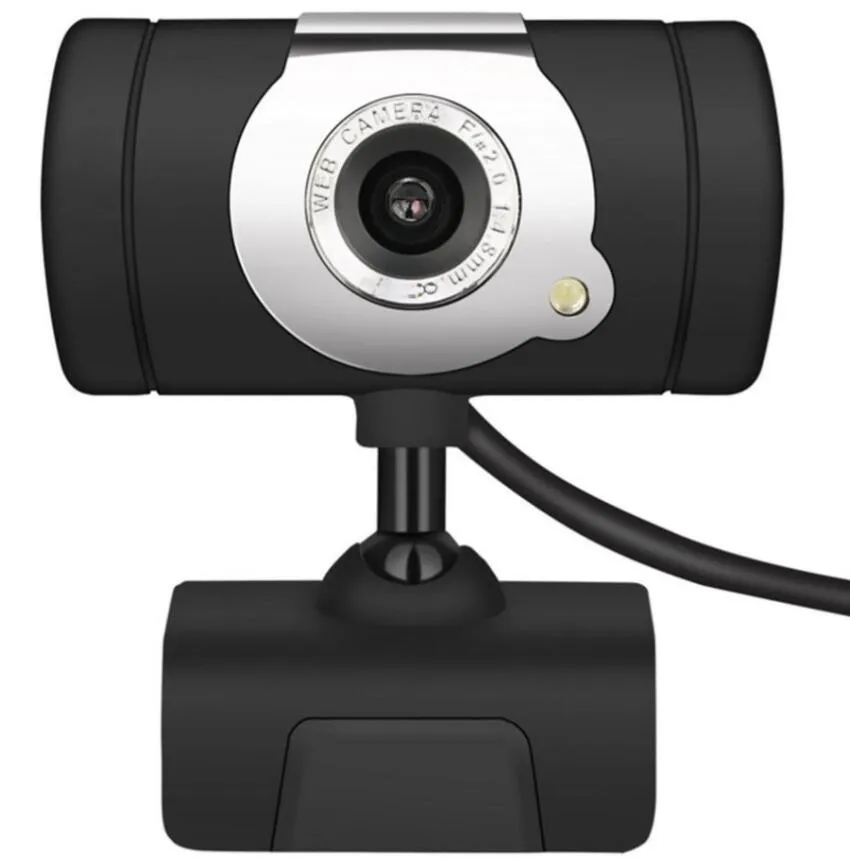 Webcam HD 480P USB 2.0 Web con microfono Clip-on da 12 Megapixel Telecamera cablata per computer PC portatile