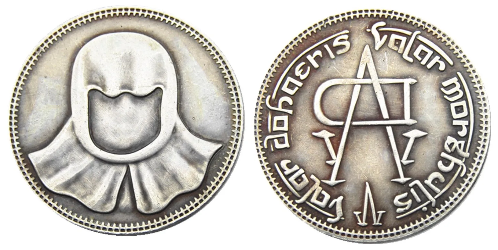 Faceless Man Iron Coin Valar Morghulis Collectible ASOIAF Faceless Man Iron  Coin - Double Thick Game Of Thrones Collectible From Shire Post Mint Valar  Morghulis Collectible Coin