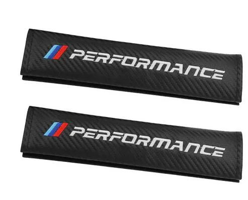 Almohadillas para cinturón de seguridad BMW ///PERFORMANCE color carbo