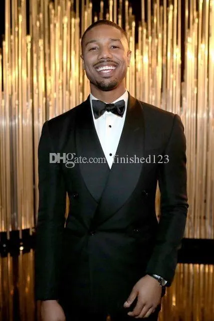 shawl-lapel single-breasted blazer