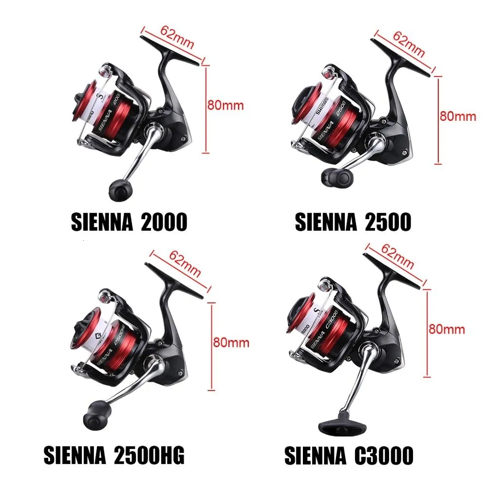 SHIMANO SIENNA FG 2000 2500HG C3000 Spinning Pflueger Spinning Reels AR C  Spool, 3D Gear For Saltwater Tackle 2019 Original From Chao07, $38.87