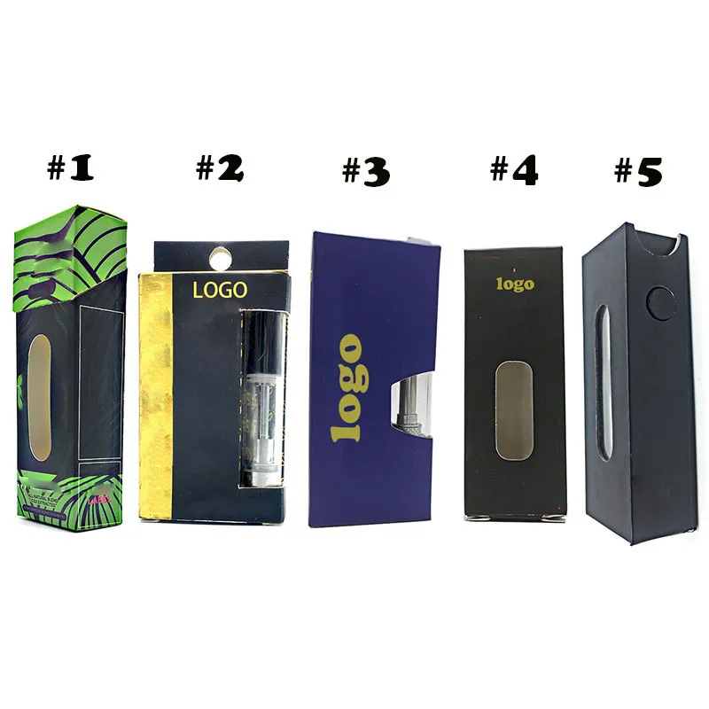 Custom Logo Vape Cartridges Packaging Box Childproof New Carts Paper