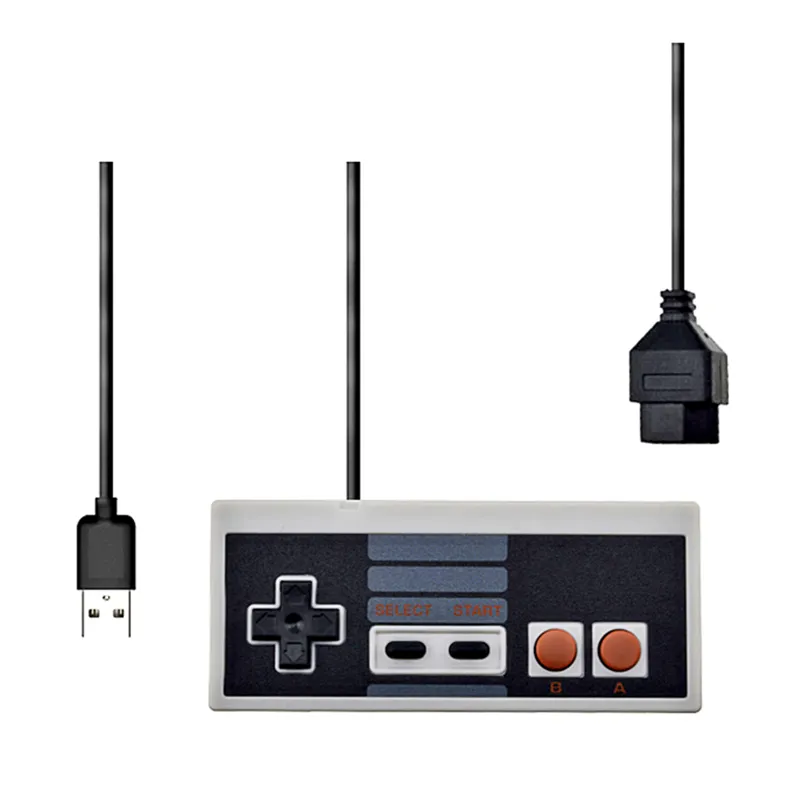 NES 유선 USB 컨트롤러 GAMEPAD PC / USB / NES 컴퓨터 비디오 게임 Mando 핸들 NES 조이스틱 coptole 용 레트로 USB