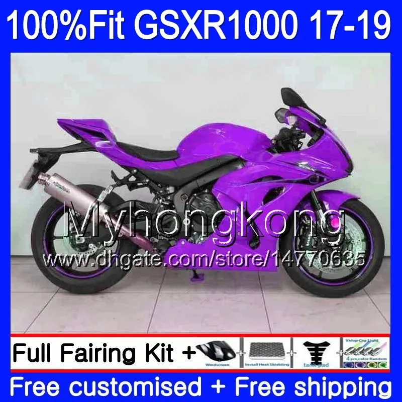 Injection Pour SUZUKI GSX-R1000 L7 L8 GSXR 1000 2017 2018 2019 331HM.44 GSX R1000 K17 GSXR-1000 GSXR1000 17 18 19 Kit de carénages