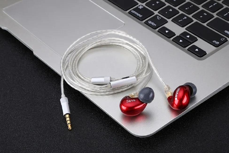 In-Ear HIFI Earphones Noise Cancelling Headsets Handsfree Headphones DIY 6BA Drive Unit Moving Iron Designer Headphone Earbuds