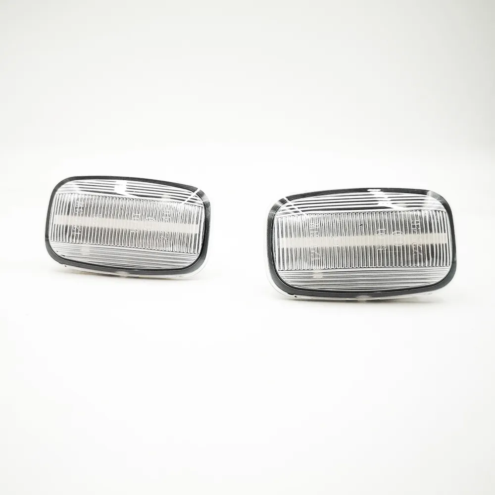 2pcs 동적 LED 사이드 마커 펜더 조명 흐름 턴 신호 표시등 Toyota Land Cruiser Landcruiser 70 80 100 Series2789