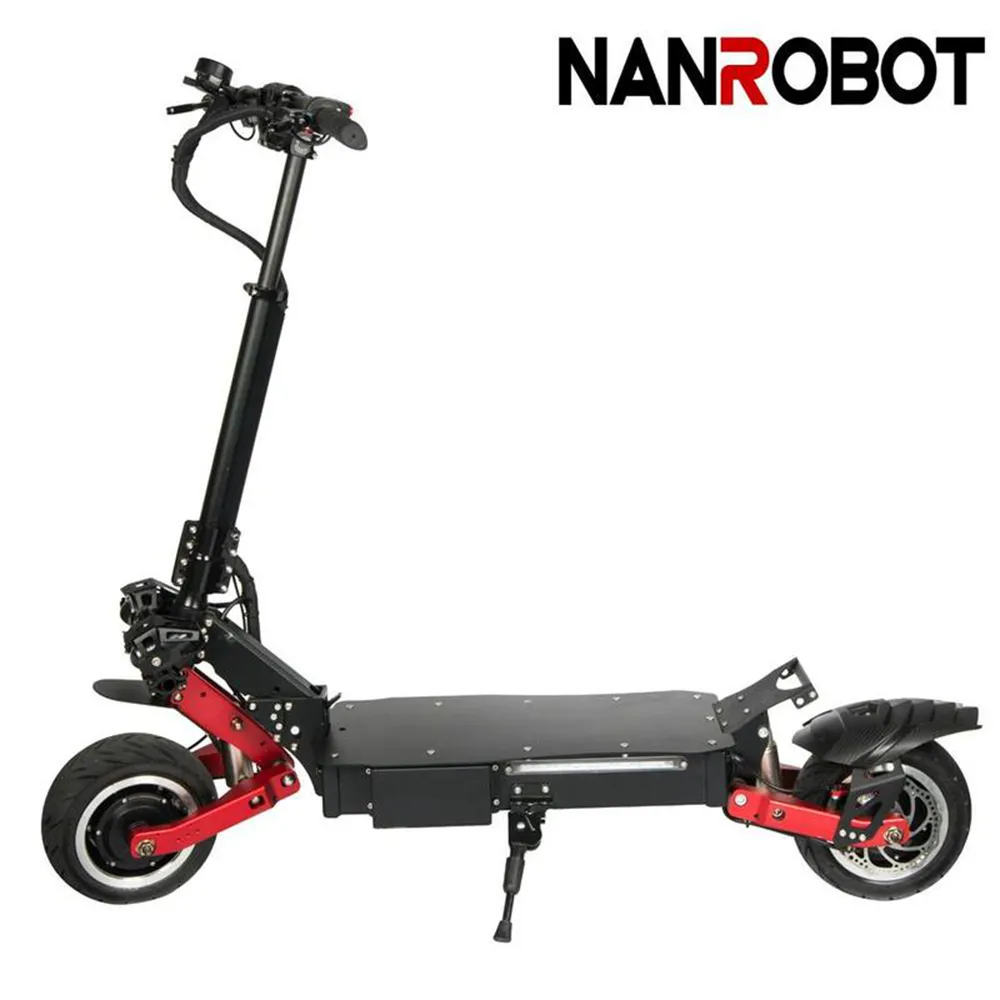 NANROBOT New 11inch Dual 1600W 60V Factory Direct Electric Scooter Foldable Kick Skateboarding Electric