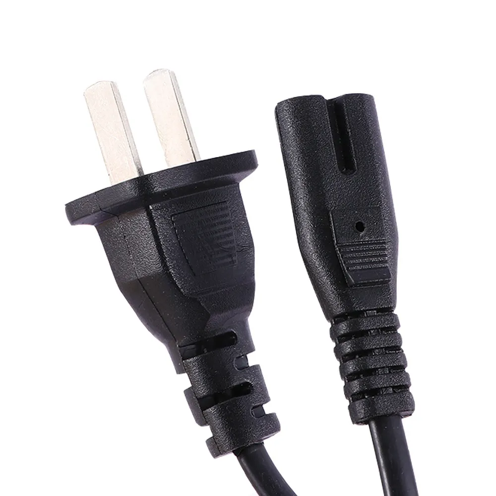 Adaptador de cable de alimentación de CA de puerto de 2 clavijas de EE. UU. Para Sony Playstation 4 PS4 PS2 PS3 / PS3