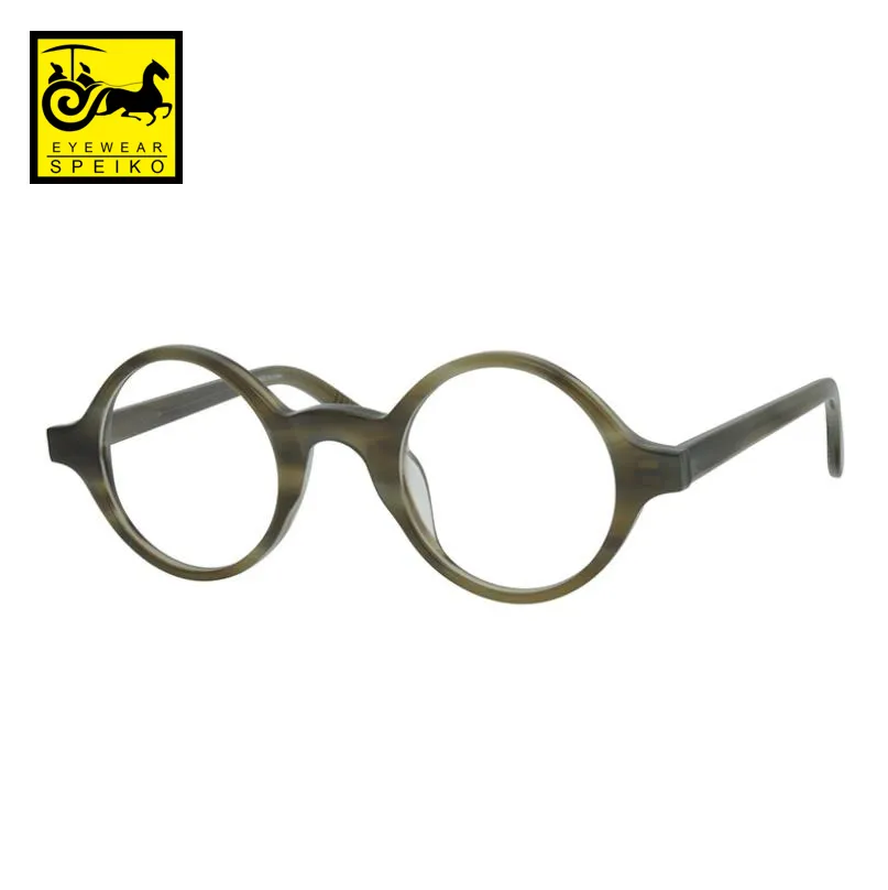Groothandel-Speiko Hoge kwaliteit frames ronde bril voor mannen en vrouwen 42mm carading bril 1.74 lenzen voor ulble light zolman