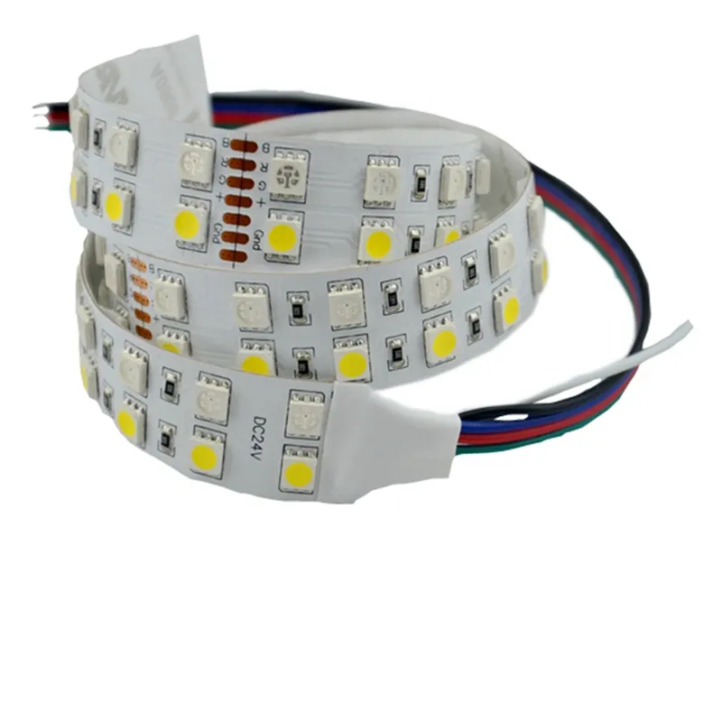 50m / parti 15 mm bred LED-flexibel remsa 120 LED / M RGB LED-remsa SMD5050 Hög CRI LED-bälteslampa för inomhusansökan