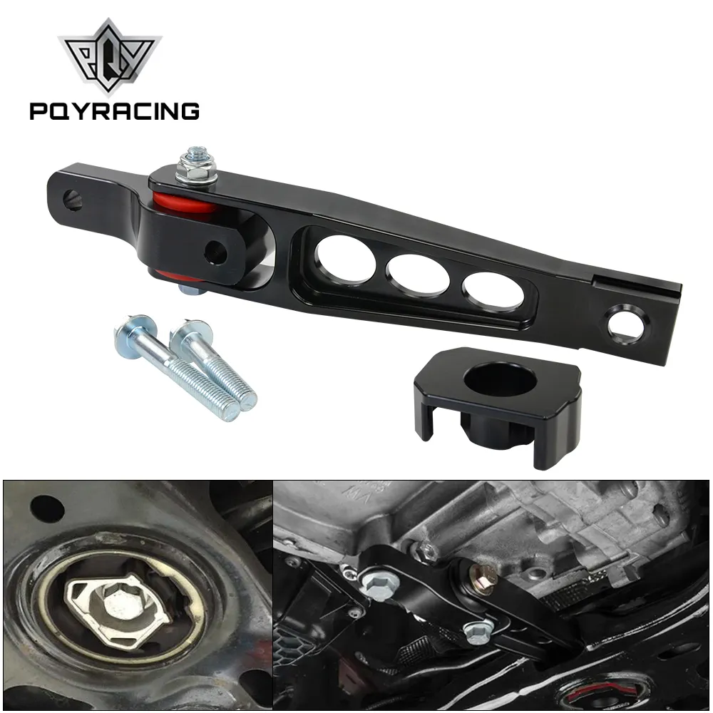 PQY - Sphärische Pendelbefestigung + Billet MQB Dogbone-Befestigungseinsatz für 15+ VW Mk7 Golf R GTI 5Q0198037C TSB05 + BMI02